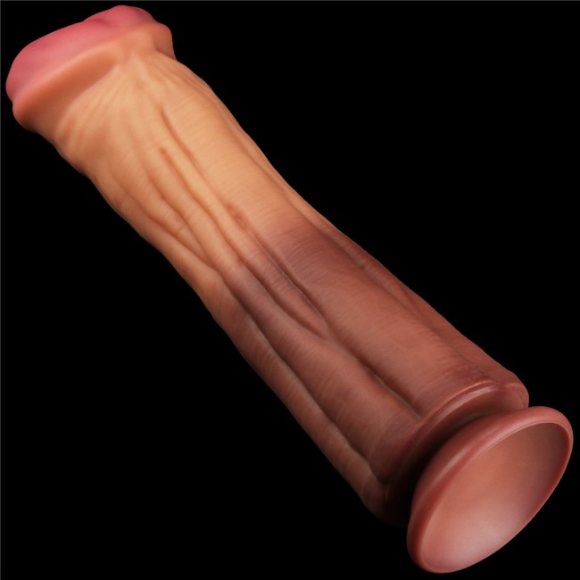 Фаллоимитатор гигант на присоске «12 Dual layered Platinum Silicone Cock» от «Lovetoy» (27 см) Фаллоимитатор гигант на присоске «12 Dual layered Platinum Silicone Cock» от «Lovetoy» (27 см)