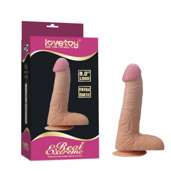  Реалистичный фаллос на присоске Real Extreme Extra Girth Dildo (16,5 см)
