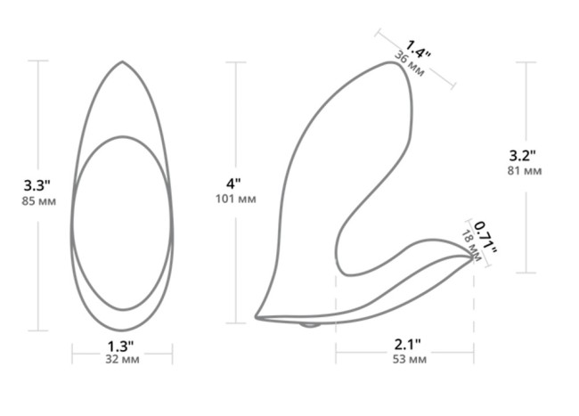 Двойной стимулятор «Flexer» от «Lovense» 