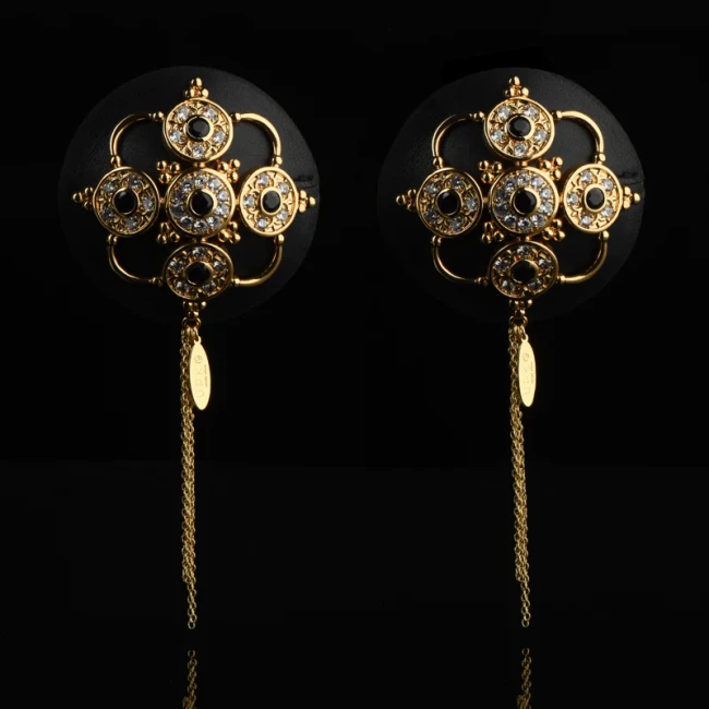 Пэстисы «Luxury Baroque Leather Pasties» от «UPKO» 