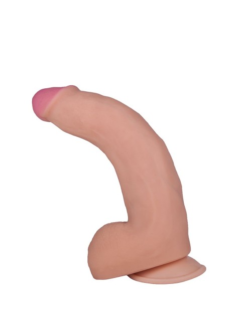 Фаллоимитатор с мошонкой на присоске F LINE (17 см) 