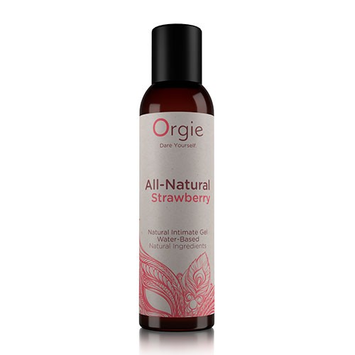 Интимный гель на водной основе с ароматом клубники «All-Natural Strawberry» от «Orgie» (150 ML)