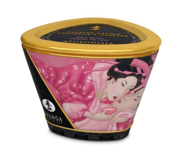 Массажная свеча Лепестки розы (Shunga) (170 ML)