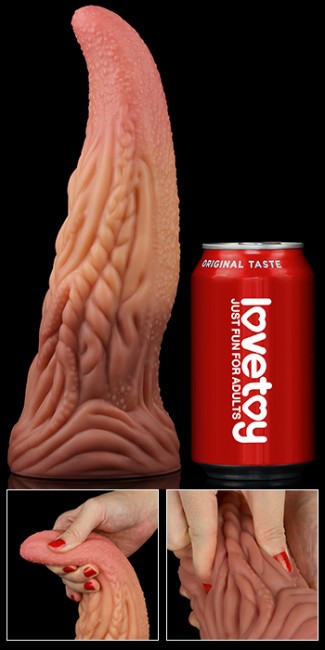 Премиум-фаллоимитаор «Silicone Tongue» от «Lovetoy» (23 см)  