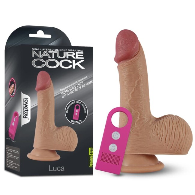 Реалистичный вибратор с присоской и пультом (11 см)  Реалистичный вибратор с присоской и пультом (11 см)