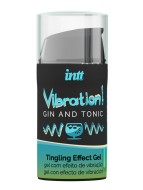Жидкий интимный гель с эффектом вибрации «Vibration Gin&Tonic» от «Intt» (15 ML)