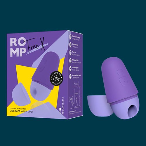 Вакуумно-волновой массажер на клитор «Free X» от «ROMP» 