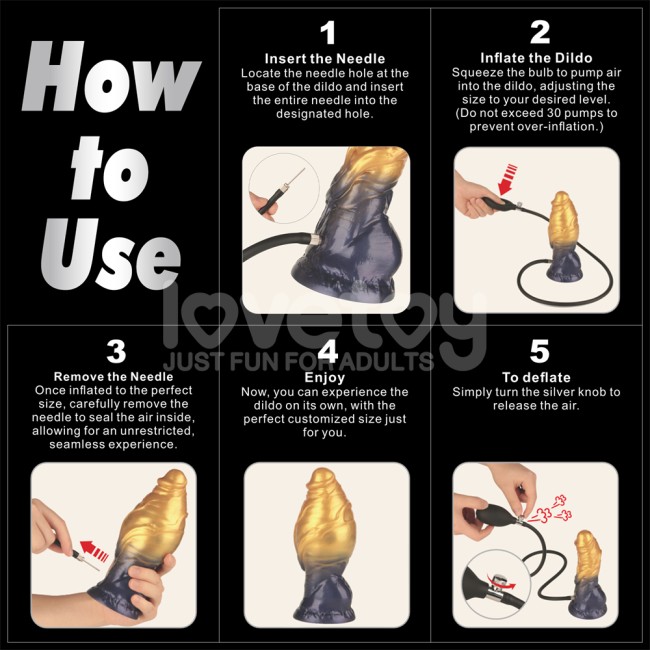 Золотистый фаллоимитатор надувной с двойной плотностью «AerosX» от «Lovetoy» (12,2 см) Золотистый фаллоимитатор надувной с двойной плотностью «AerosX» от «Lovetoy» (12,2 см)