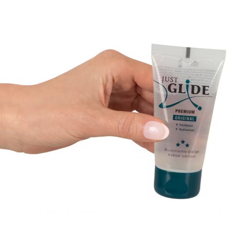 Гель-смазка Just Glide Premium c гиалуроновой кислотой и пантенолом (50 ML) 