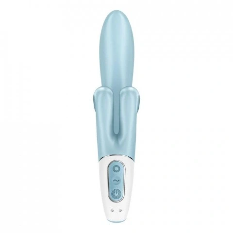 Вибратор-кролик «Touch me» от «Satisfyer» (голубой)