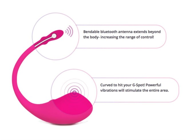 Виброяйцо c приложением, для пар - Lush Bullet Vibrator (Lovense)