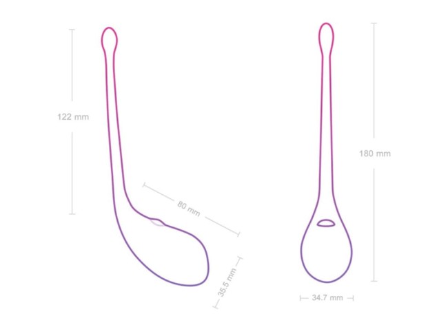 Виброяйцо c приложением, для пар - Lush Bullet Vibrator (Lovense)