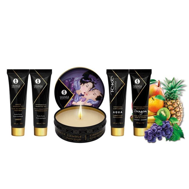 Подарочный набор Exotic Fruits: для романтической ночи «Geisha Secrets Kit» от «SHUNGA»