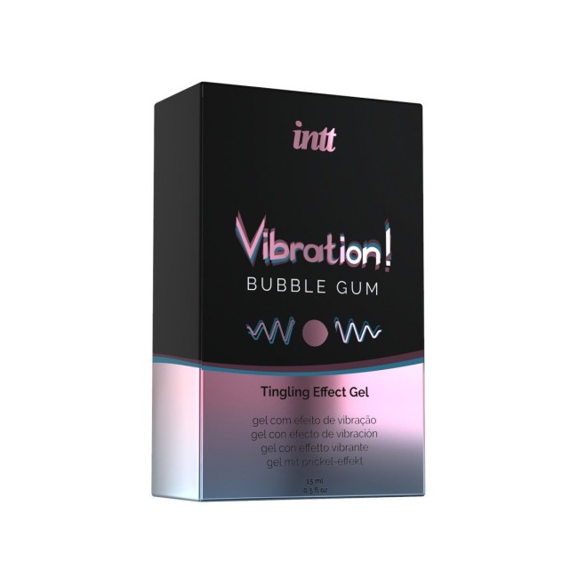 Жидкий интимный гель с эффектом вибрации Жевательная резинка «Vibration Bubble Gum» от «Intt» (15 ML) Жидкий интимный гель с эффектом вибрации Жевательная резинка «Vibration Bubble Gum» от «Intt» (15 ML)