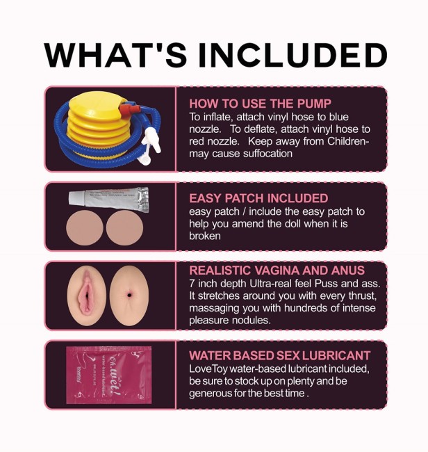 Надувная секс-кукла «Love Doll» от «Lovetoy» (силикон, блондинка)