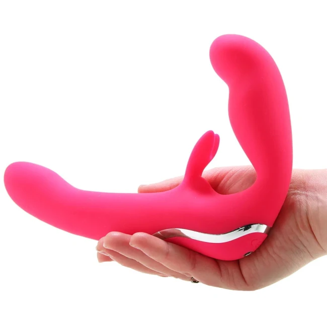 Безремневой страпон «Rechargeable Vibrating Strapless Strap On» от «Happy Rabbit» Безремневой страпон «Rechargeable Vibrating Strapless Strap On» от «Happy Rabbit»