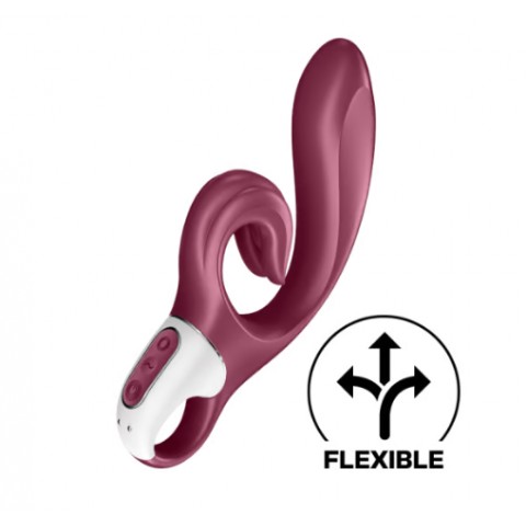 Вибратор-кролик «Love me» от «Satisfyer» (бордовый)
