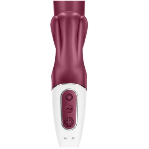 Вибратор-кролик «Love me» от «Satisfyer» (бордовый)
