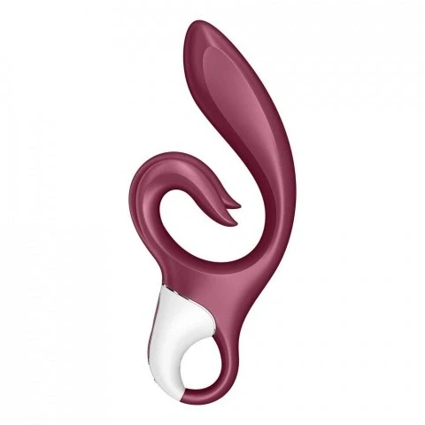 Вибратор-кролик «Love me» от «Satisfyer» (бордовый)
