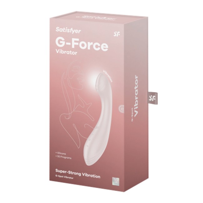 Вибратор-стимулятор точки G «G-Force» от «Satisfyer» (бежевый) Вибратор-стимулятор точки G «G-Force» от «Satisfyer» (бежевый)