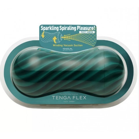 Мастурбатор «Flex Fizzy Green» от «TENGA» 