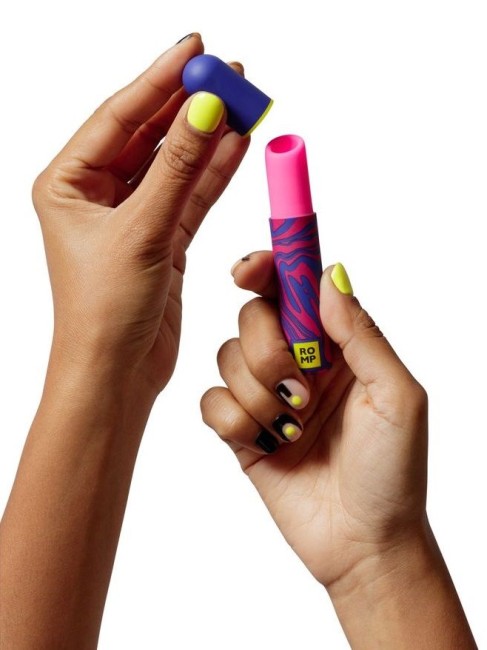 Вакуумно-волновой массажер на клитор «Lipstick» от «ROMP» 