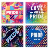 Анатомические презервативы со смазкой «Pride» от «Pasante» (144 шт.)