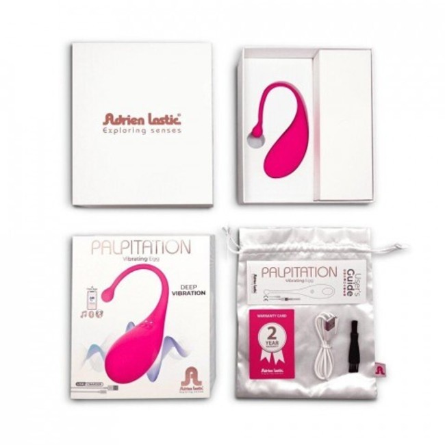 Виброяйцо «Palpitation» от «Adrien Lastic» (синхронизация с приложением) (фуксия) Виброяйцо «Palpitation» от «Adrien Lastic» (синхронизация с приложением) (фуксия)