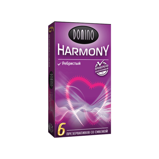 Ребристые презервативы Domino Harmony (6 шт.) Ребристые презервативы Domino Harmony (6 шт.)