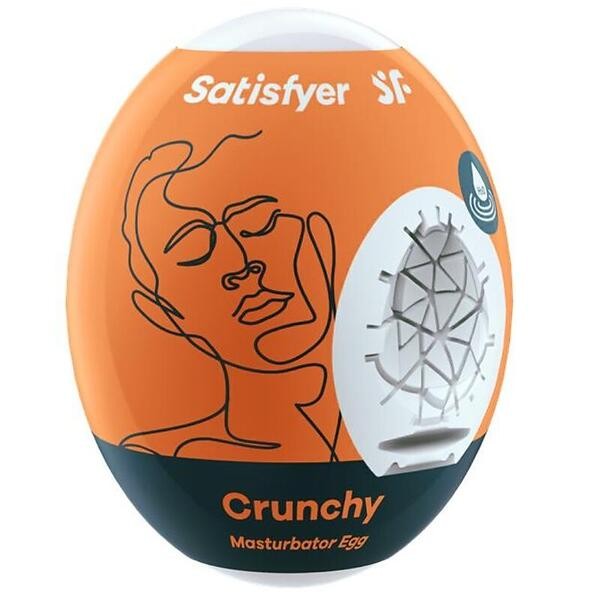 Яйцо-мастурбатор «Egg Single crunchy» от «Satisfyer» Яйцо-мастурбатор «Egg Single crunchy» от «Satisfyer»