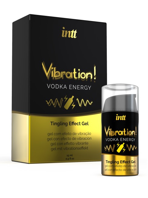Жидкий интимный гель с эффектом вибрации Водка «Vibration Vodka» от «Intt» (15 ML)