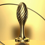Анальная металлическая втулка «Pearl Pear-shape Anal Plug» от «LOCKINK»