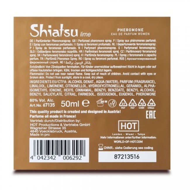 Женские духи с феромонами «Lime» от «Shiatsu» (50 ML) Женские духи с феромонами «Lime» от «Shiatsu» (50 ML)