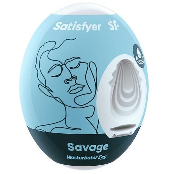 Яйцо-мастурбатор «Egg Single savage» от «Satisfyer»  Яйцо-мастурбатор «Egg Single savage» от «Satisfyer»