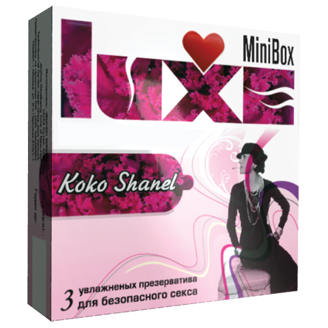 Презервативы Luxe Mini Box Коко Shanel 