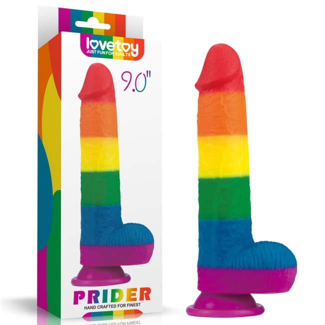 Фаллоимитатор на присоске «9'' Prider Dildo» от «Lovetoy» (17,5 см) Фаллоимитатор на присоске «9'' Prider Dildo» от «Lovetoy» (17,5 см)