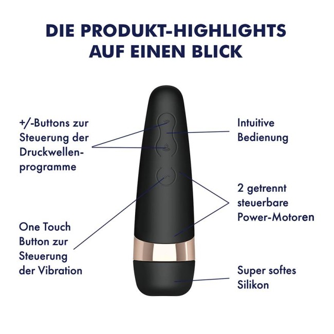 Вакуумно-волновой массажер «Pro 3 Vibration» от «Satisfyer» Вакуумно-волновой массажер «Pro 3 Vibration» от «Satisfyer»