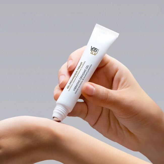 Возбуждающий гель с эффектом вибрации «VIBRATING ORGASMIC GEL» от «YESforLOV» 
