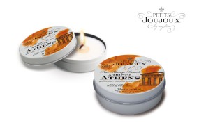Массажная свеча с ароматом мускуса и пачули A trip to the Athens «Petits Joujoux» от «Mystim» 43 ML