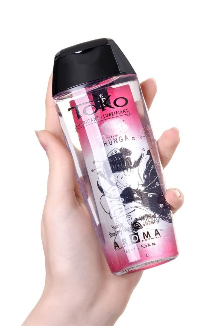 Съедобный лубрикант с ароматом клубники и шампанского «Toko» от «SHUNGA» (165 ML) Съедобный лубрикант с ароматом клубники и шампанского «Toko» от «SHUNGA» (165 ML)