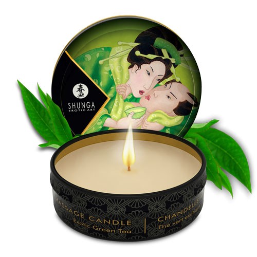 Массажная свеча ( Зеленый чай) Massage Candle (Shunga) Массажная свеча ( Зеленый чай) Massage Candle (Shunga)