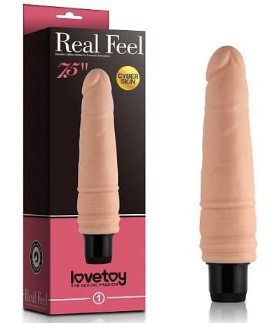  Мультискоростной вибратор Real Feel cyberskin №1 (16 см)