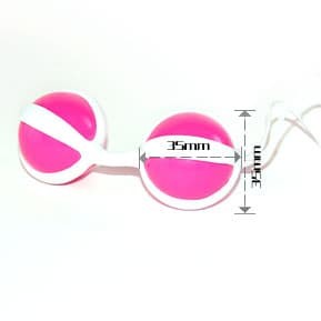 Вагинальные шарики без вибрации розовые