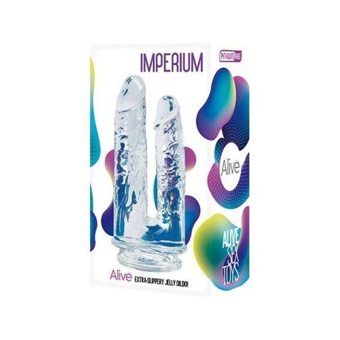 Фаллоимитатор двойной Imperium Jelly Dildo (14 см) 