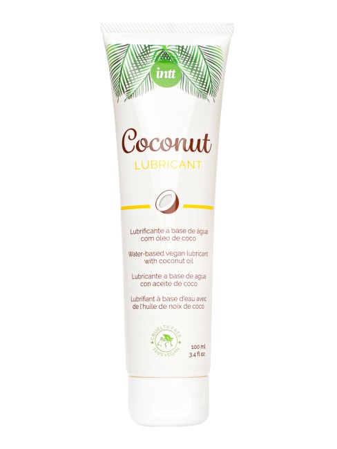Веганский лубрикант на водной основе с кокосовым вкусом «Coconut Lubrificante» от «Intt» (100 ML)