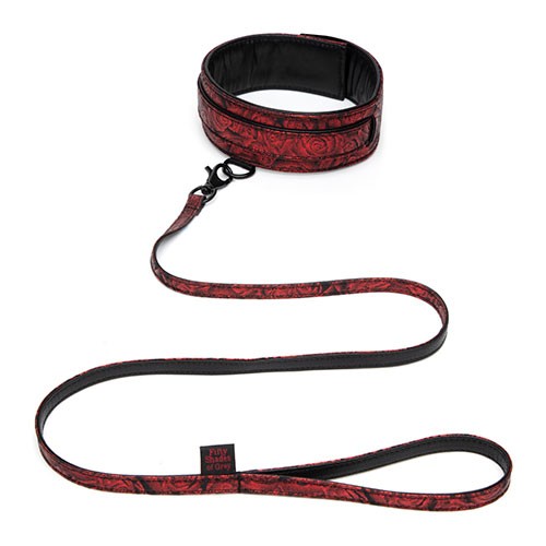 Стильный ошейник с поводком «Reversible Faux Leather Collar and Lead» от «Fifty Shades of Grey» Стильный ошейник с поводком «Reversible Faux Leather Collar and Lead» от «Fifty Shades of Grey»