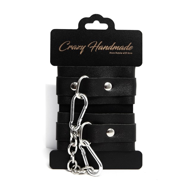 Чёрные оковы однослойные скругленные от «Crazy Handmade» Чёрные оковы однослойные скругленные от «Crazy Handmade»