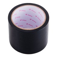 Чёрный скотч для бондажа «Electrostatic Tape» от «LOCKINK»