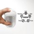 Мастурбатор с вибрацией  «Flip Zero Gravity» от «Tenga» (белый)