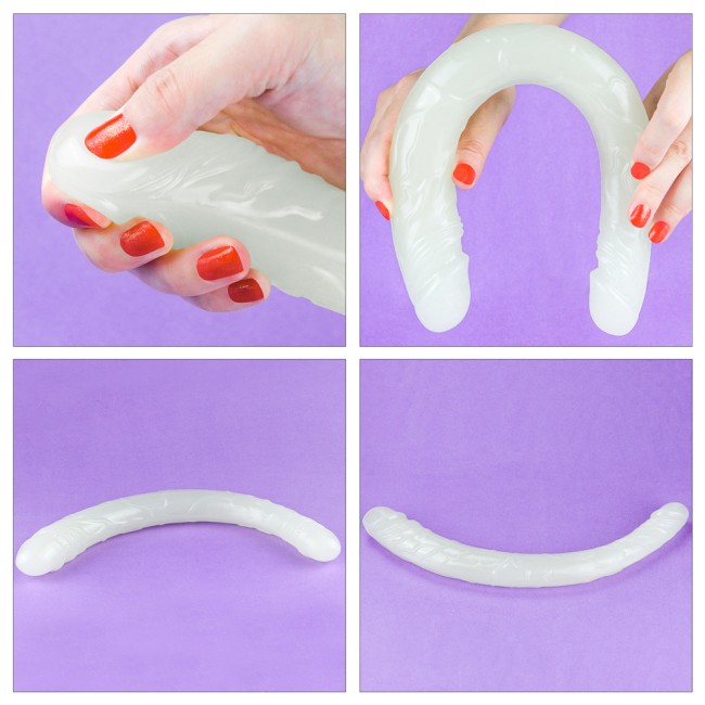 Фаллоимитатор двусторонний светящийся в темноте «Lumino Play» от «Lovetoy» (37 см) 